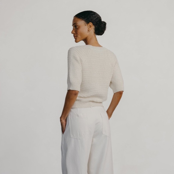 Ozma Alpaca Cotton Knit Pullover Sweater - Picture 3 of 12